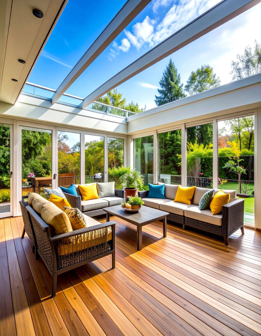 Four Season Sunroom Style Deck - 24 Screened-in Deck Ideas
