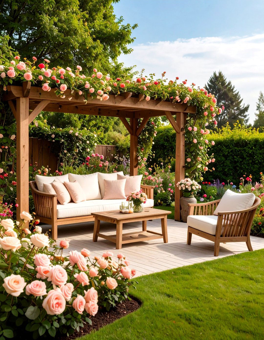 Fragrance Focused Rose Garden Design - 24 Rose Garden Ideas