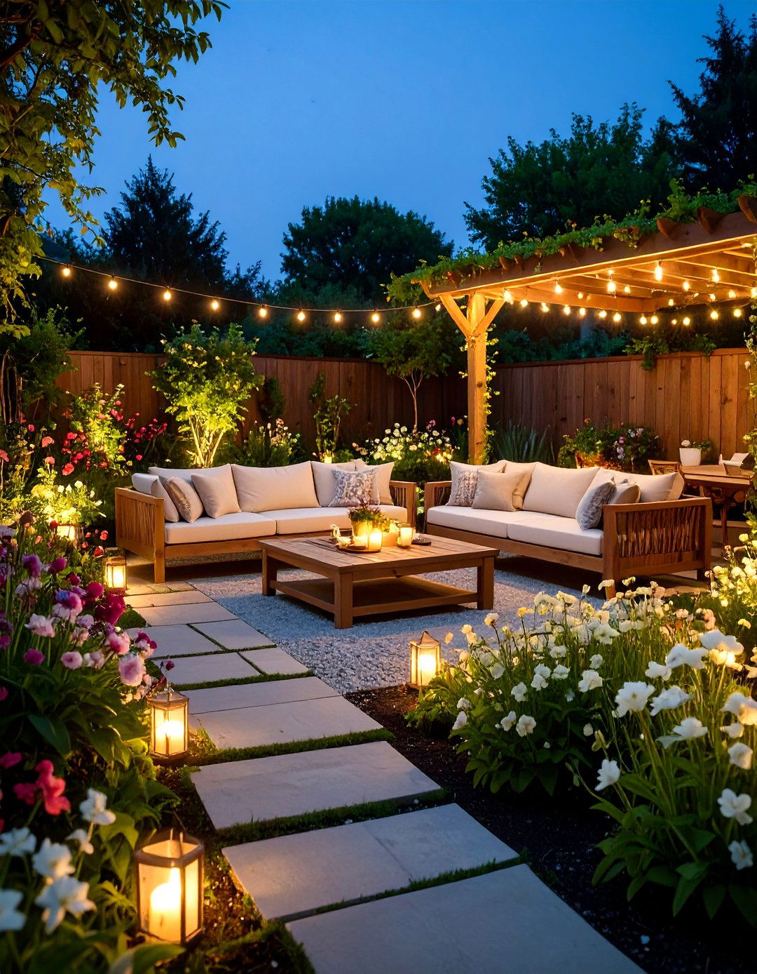 Fragrant Evening Garden - 24 Flower Garden Ideas