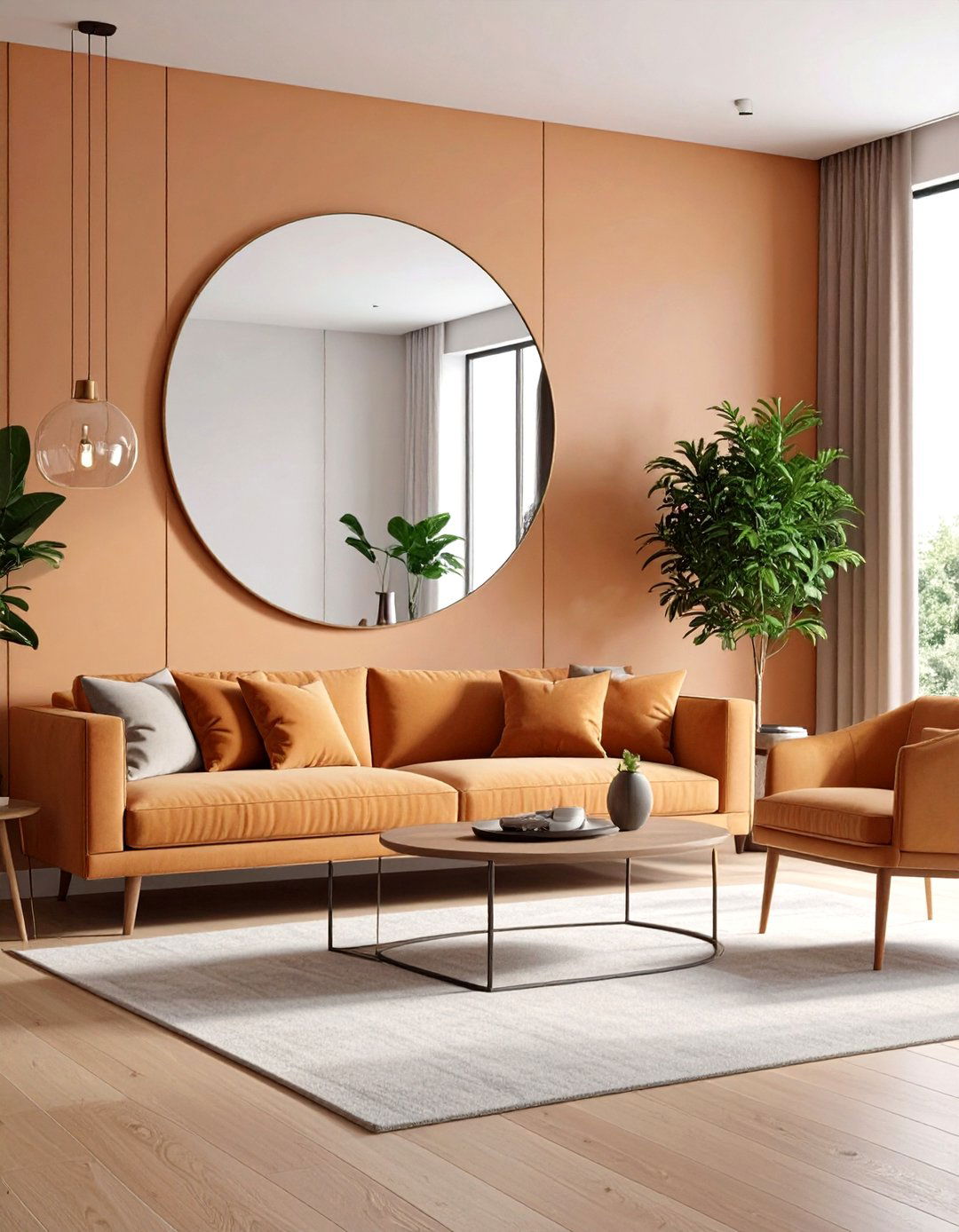 Frameless Contemporary Mirrors - 24 Living Room Mirror Ideas