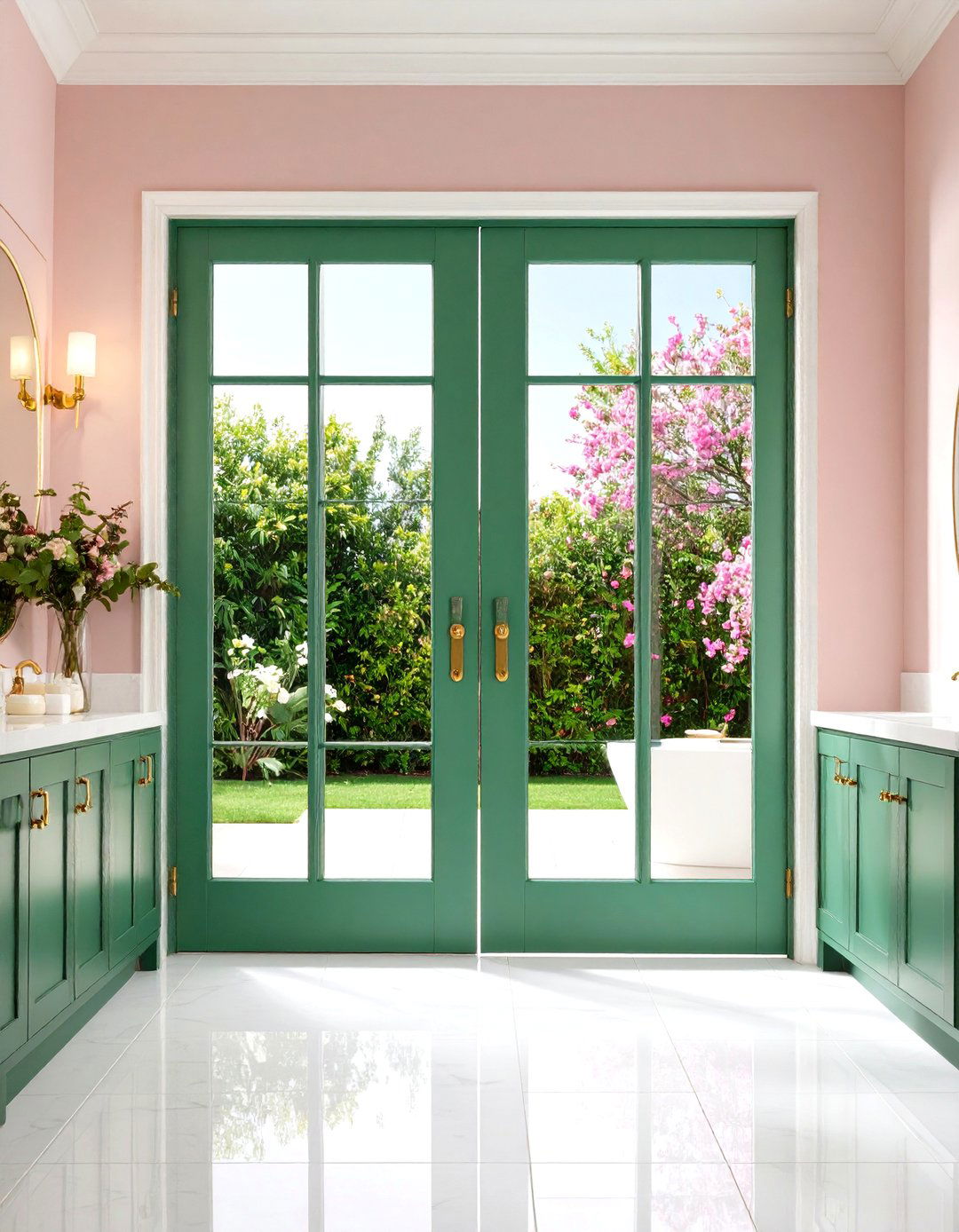 French Bathroom Doors - 24 Bathroom Door Ideas