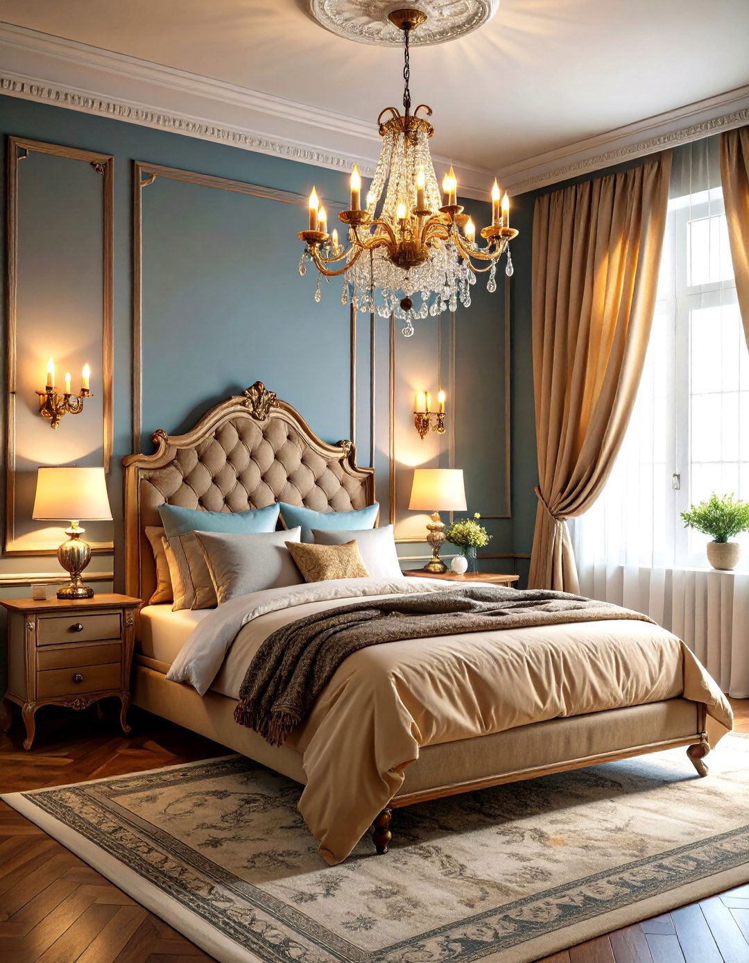 French Bedroom Lighting Design - 24 French Bedroom Decor Ideas