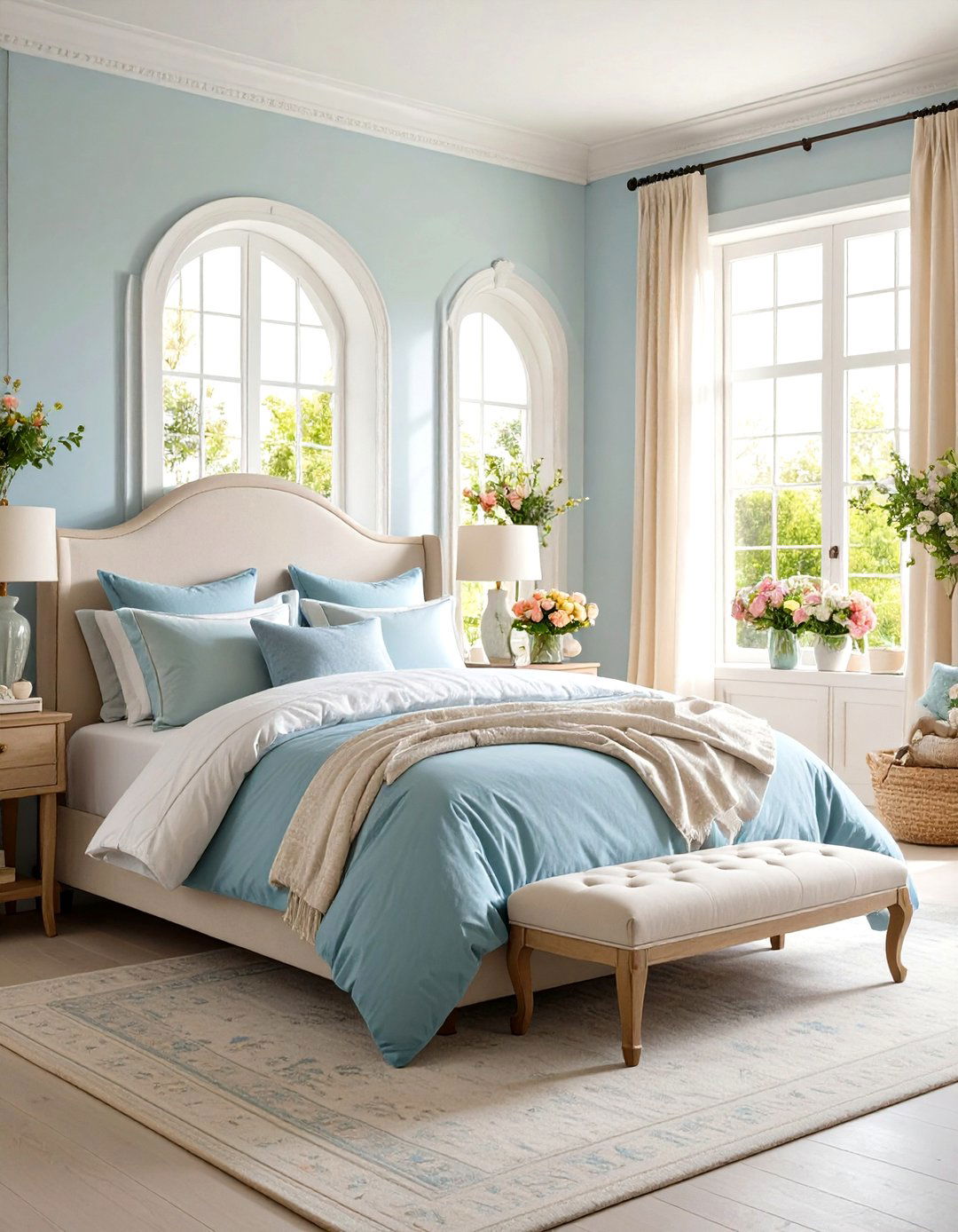 French Bedroom Seasonal Updates - 24 French Bedroom Decor Ideas