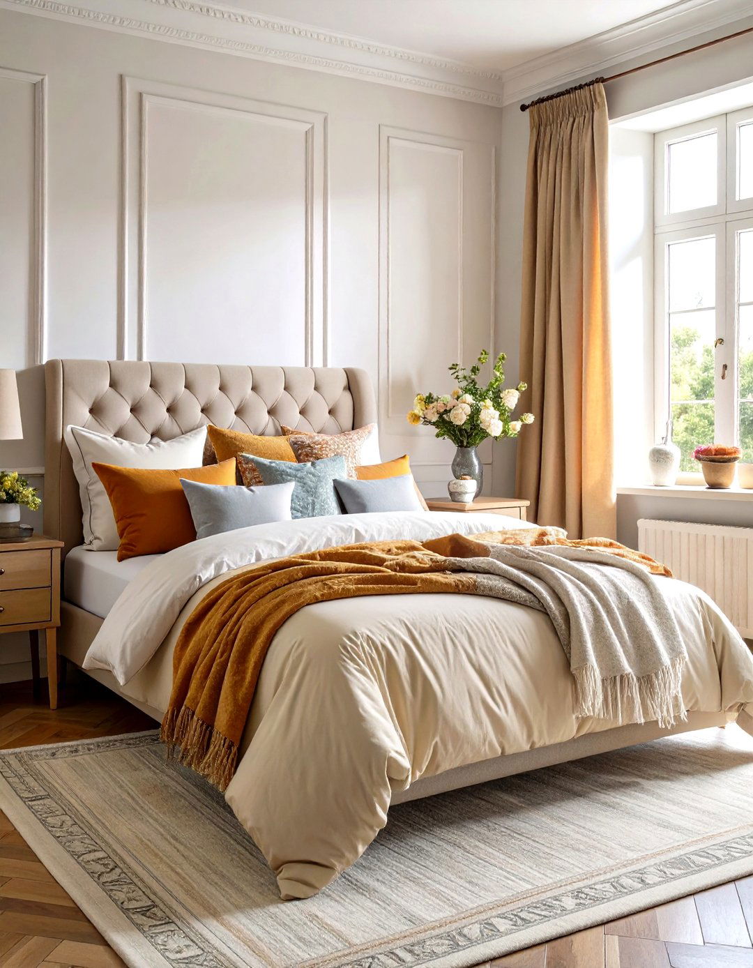 French Bedroom Textile Combinations - 24 French Bedroom Decor Ideas