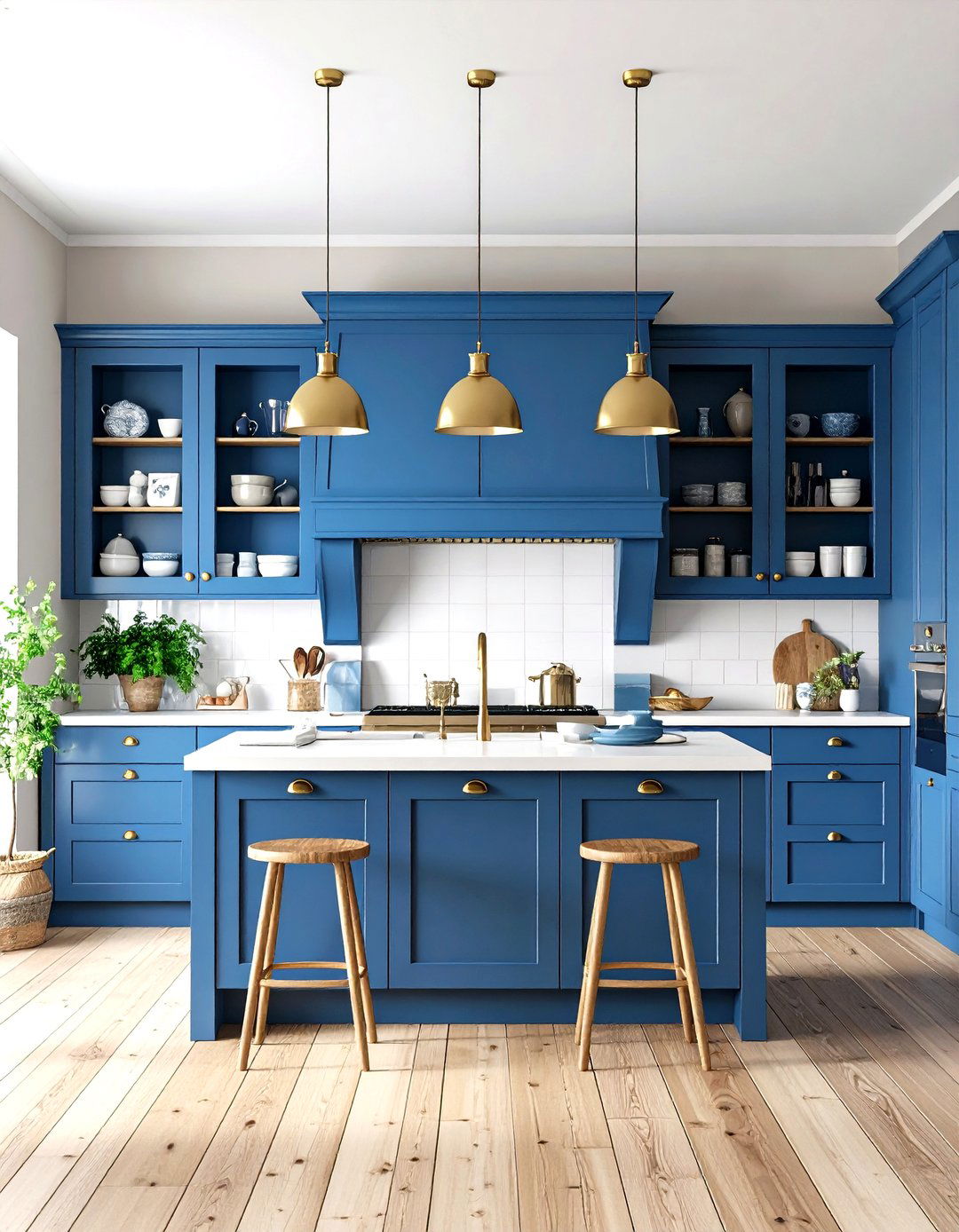 French Blue Kitchen - 24 French Country Kitchen Ideas