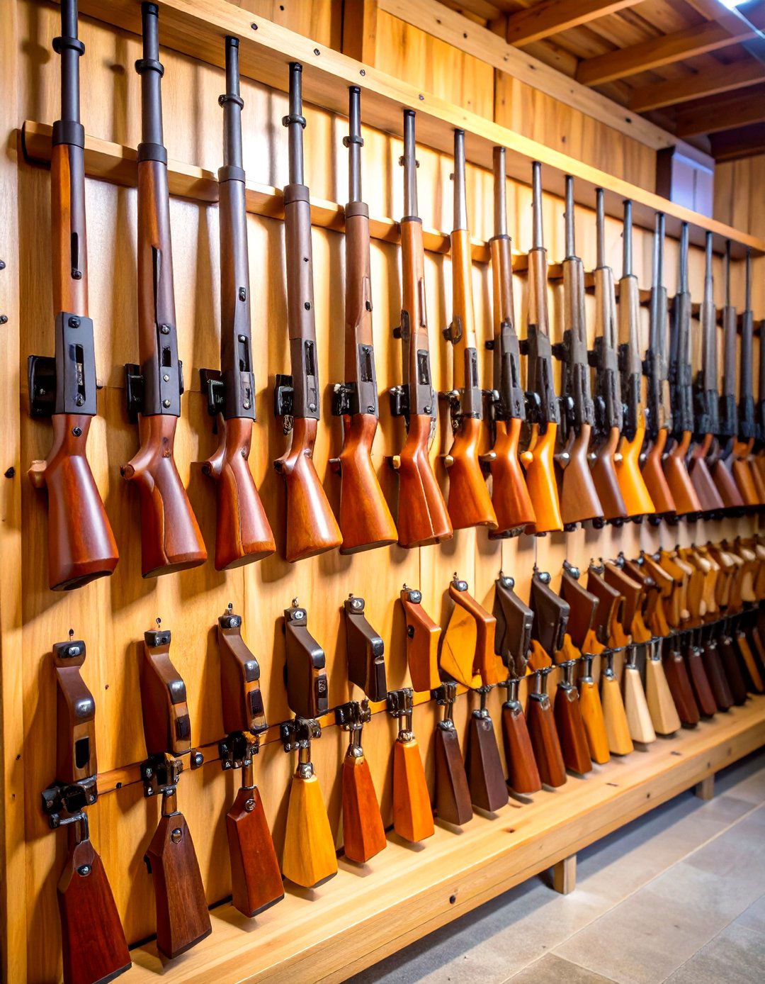 French Cleat Mounting System - 24 Gun Wall Ideas