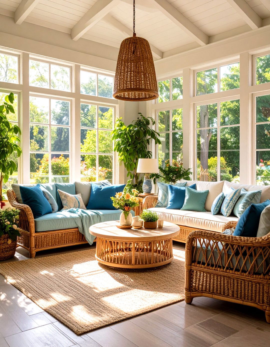 French Cottage Sunroom Comfort - 24 French Interior Design Ideas