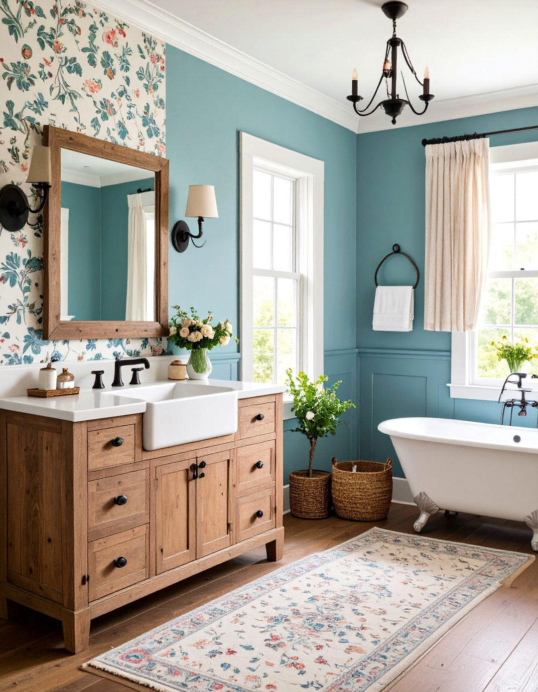 French Country Bathroom - 24 Aesthetic Bathroom Ideas