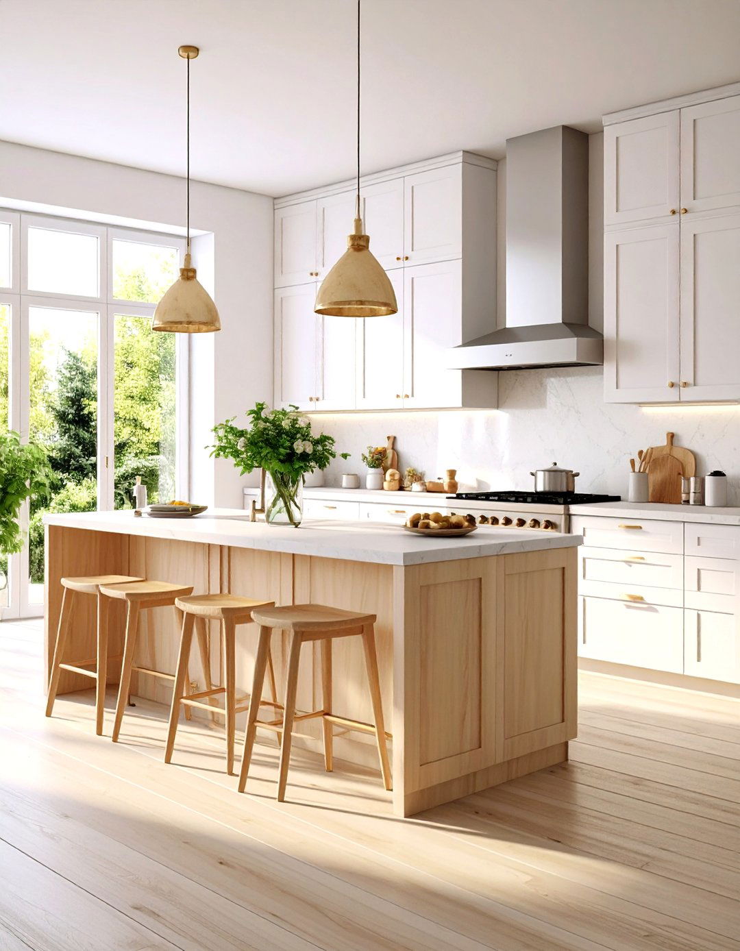 French Country Charm - 24 Kitchen With Stainless Steel Appliances