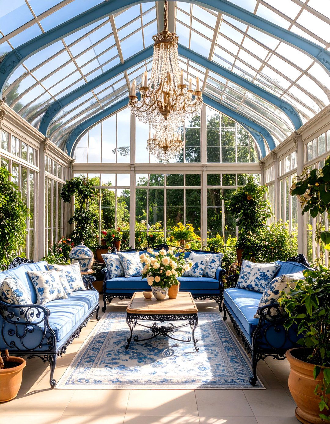 French Country Greenhouse Elegance - 24 Greenhouse Decor Ideas