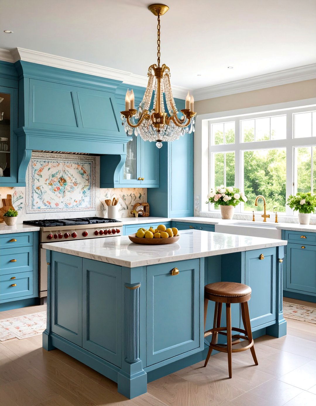 French Country Kitchen Layout with Provincial Charm - 24 Kitchen Layout Ideas