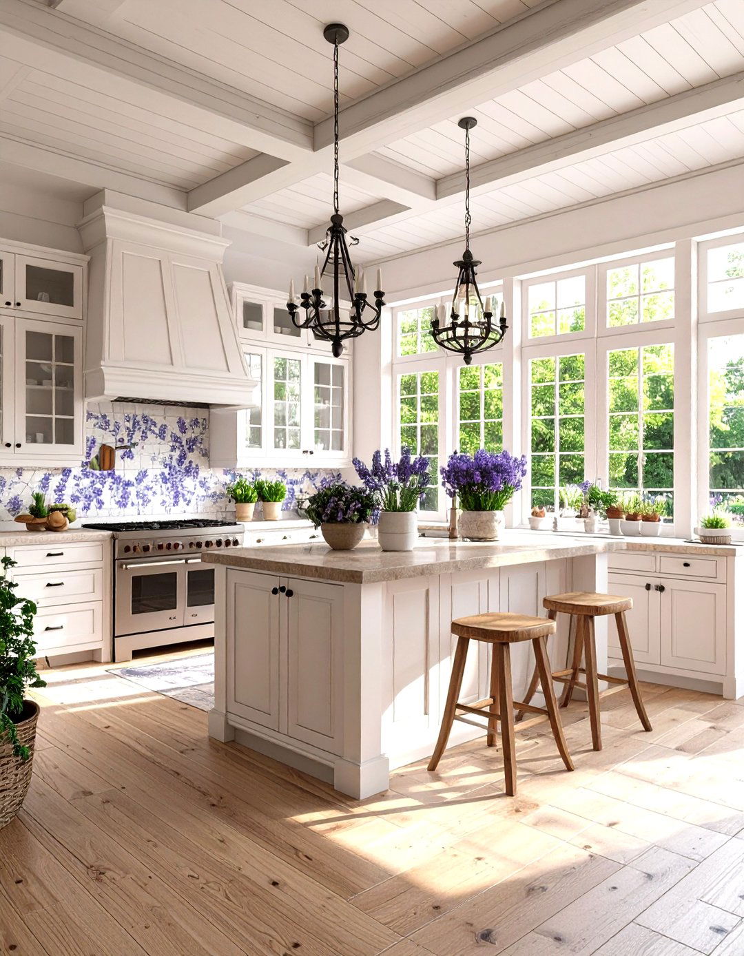 French Country Kitchen Sunroom - 24 Sunroom Kitchen Ideas
