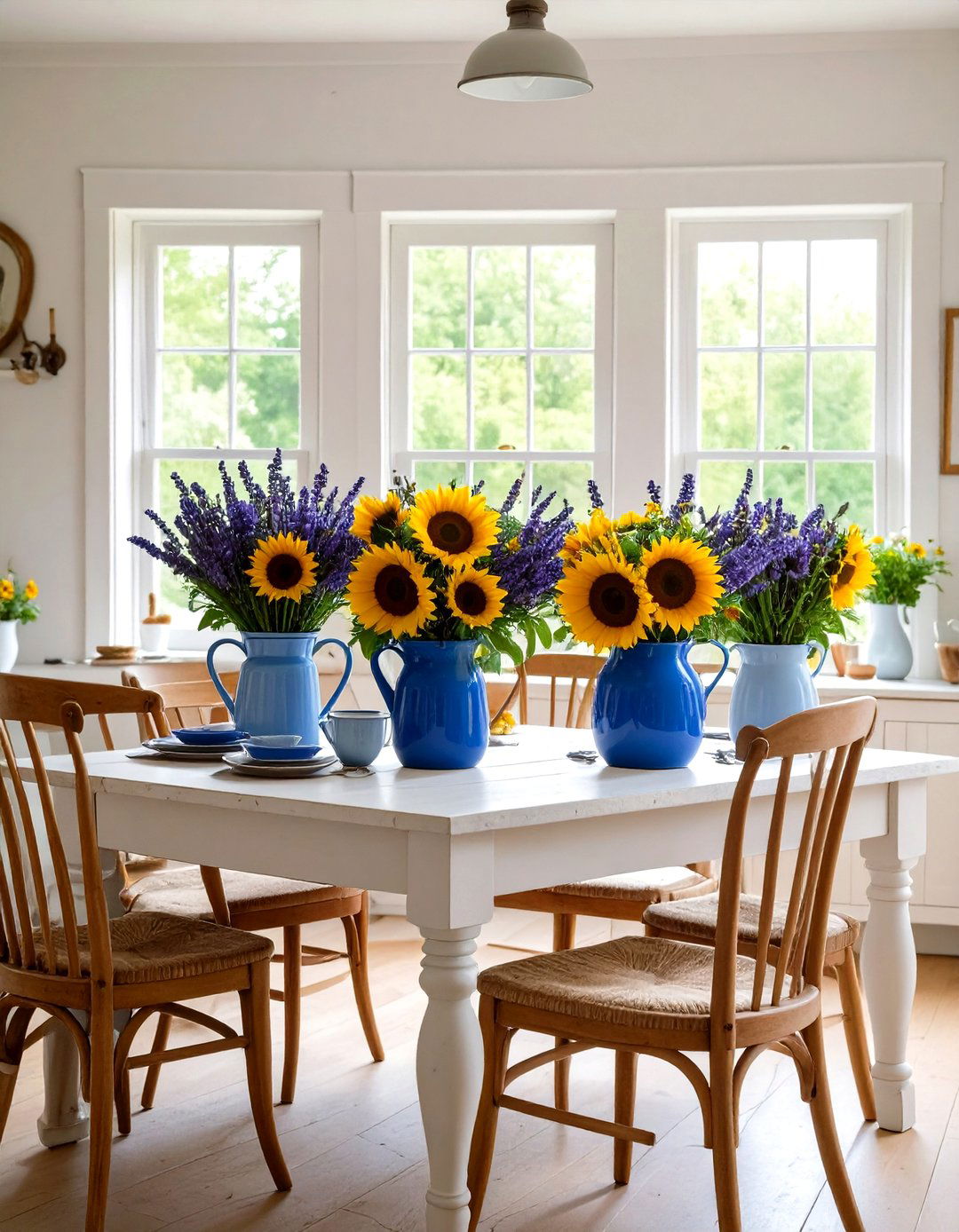 French Country Lavender Fields - 24 Flower Centerpiece Ideas