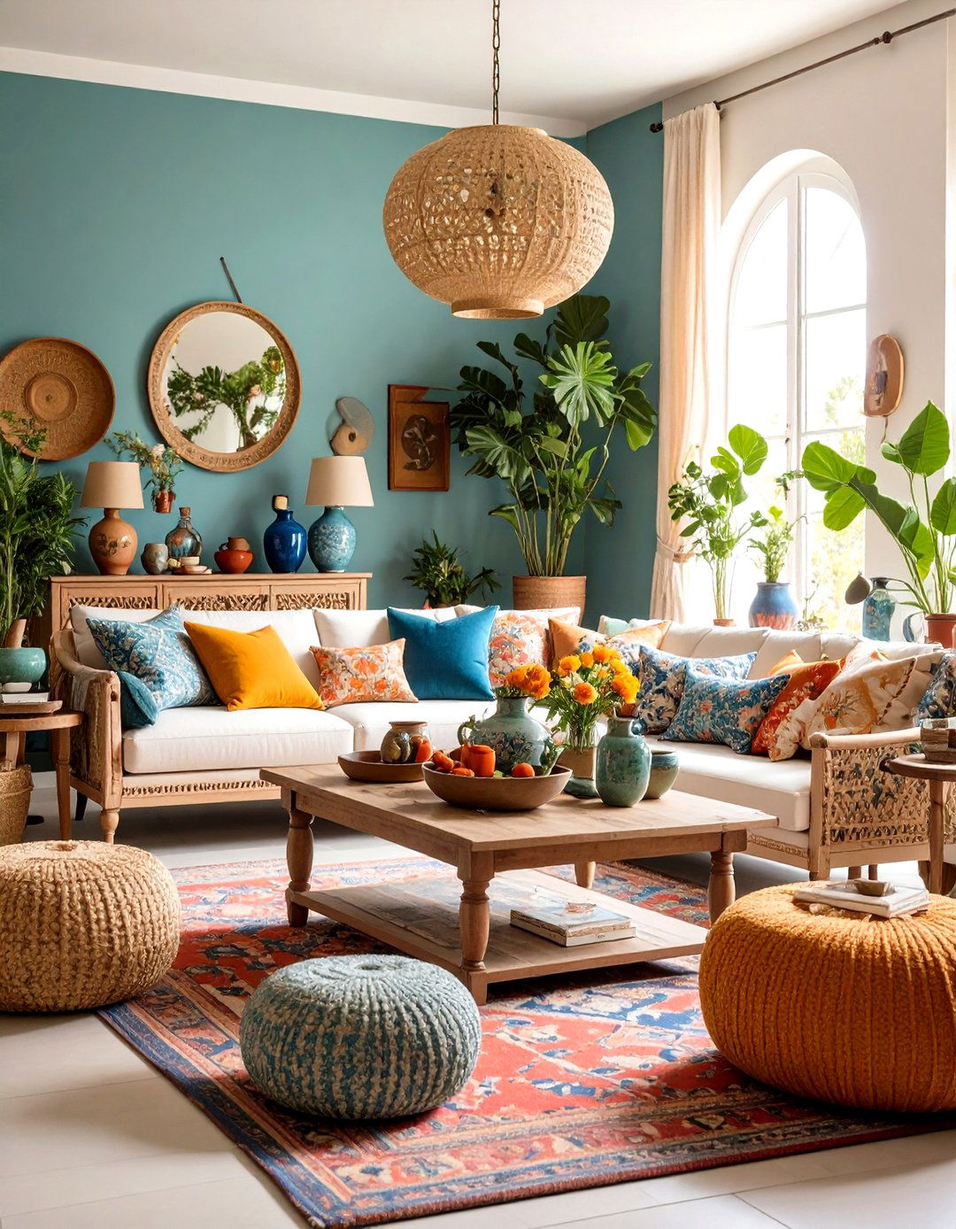 French Country Living Room with Handcrafted Ceramic Accessories - 24 French Country Living Room Ideas