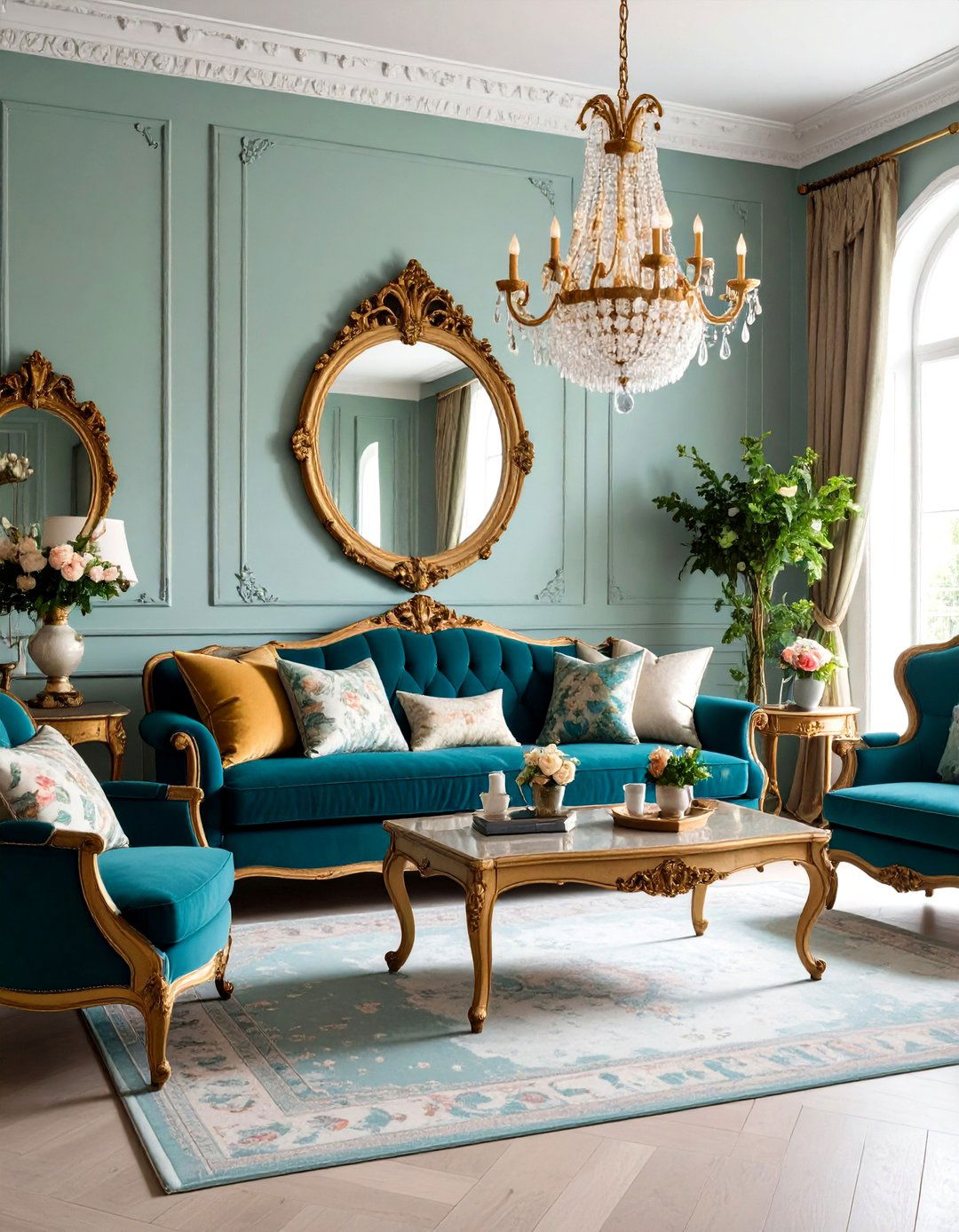 French Country Sage Green Living Room - 24 Sage Green Living Room Ideas