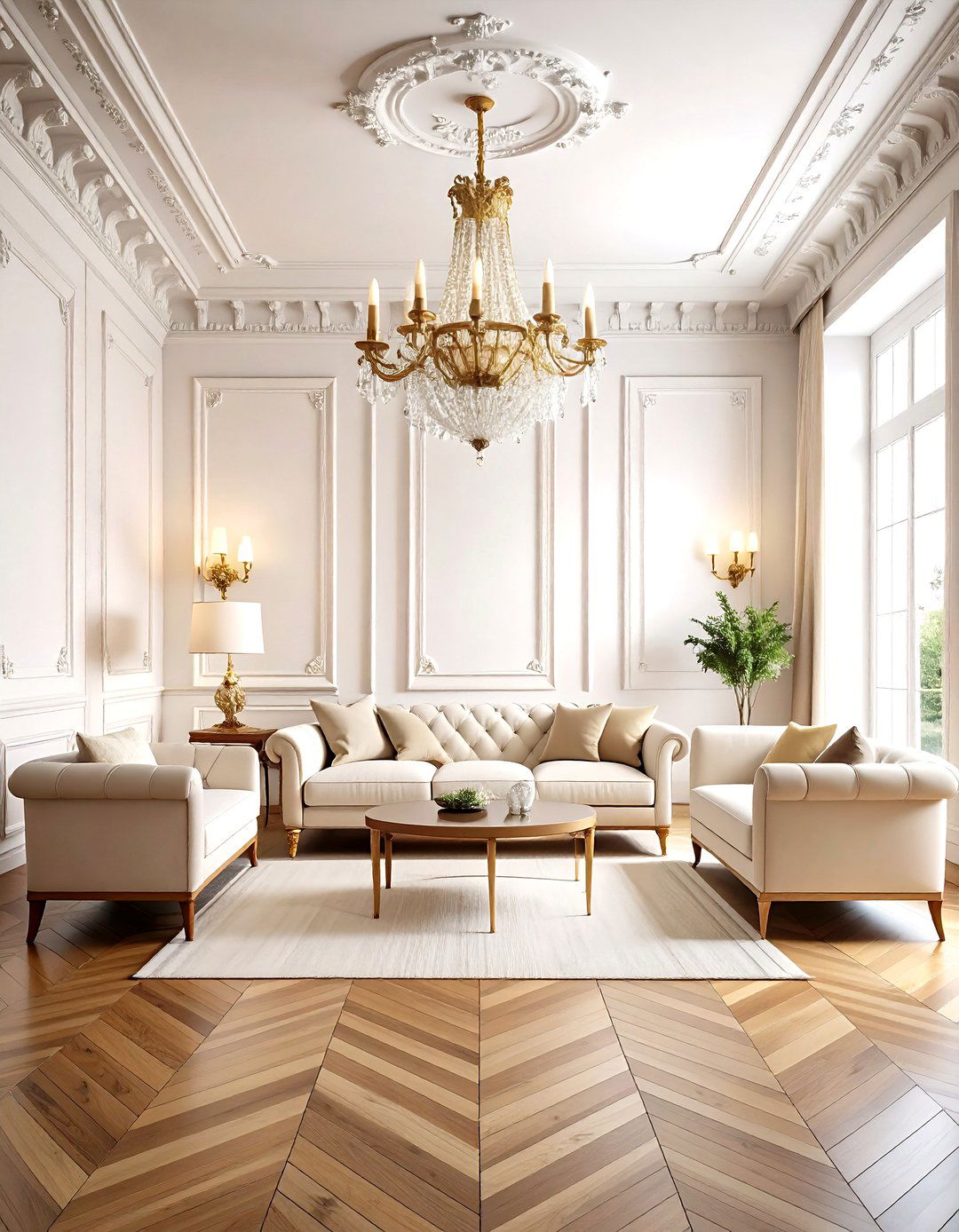 French Minimalist Parisian Apartment Style - 24 Minimalist Living Room Ideas