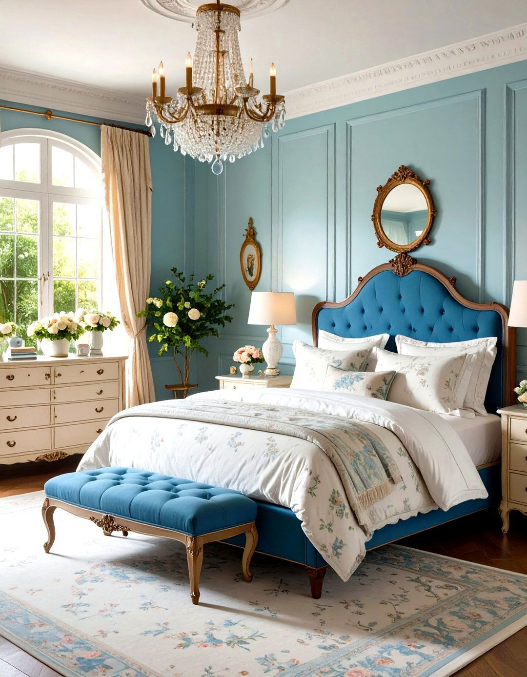 French Provincial Bedroom Charm - 24 Traditional Interior Design Ideas