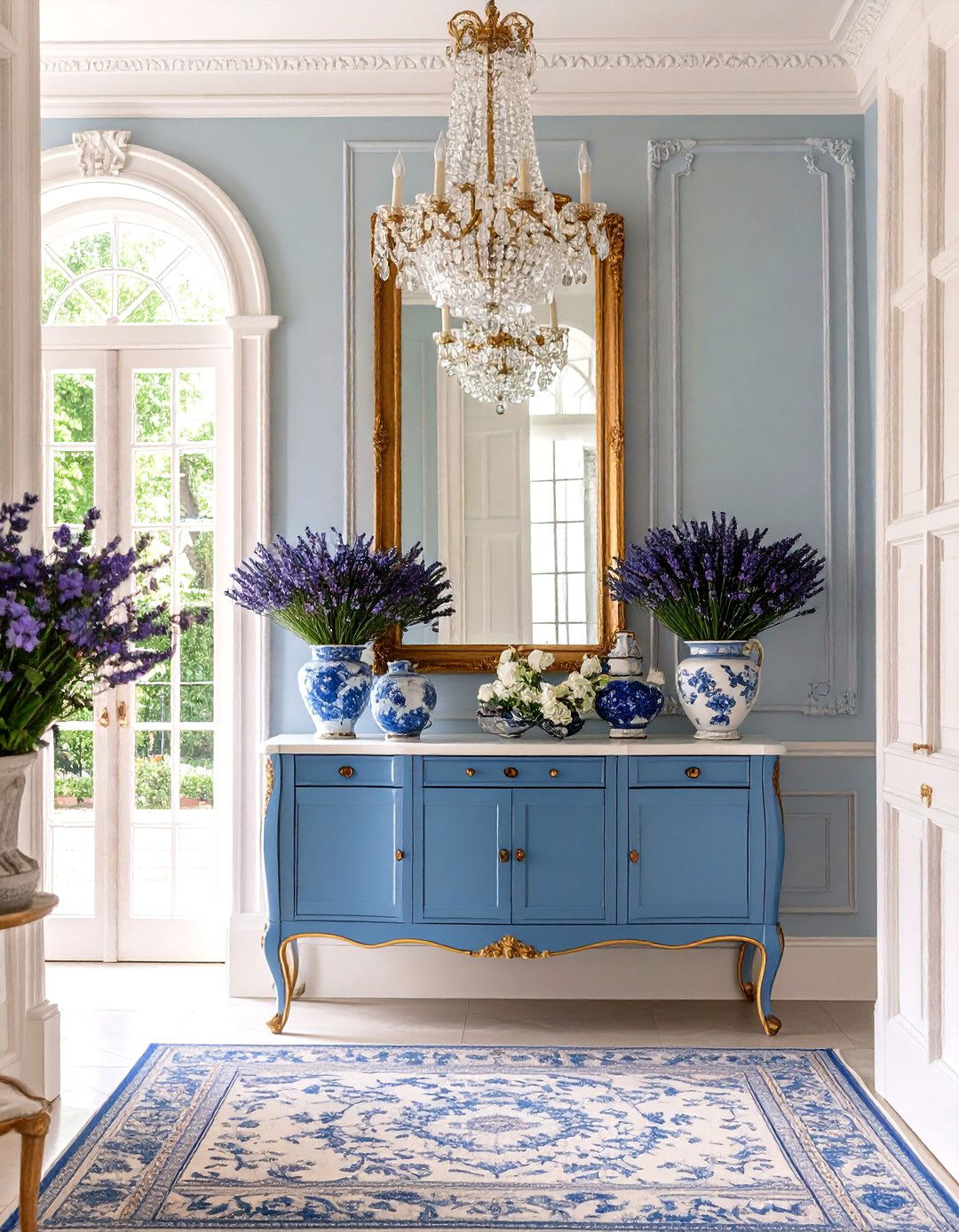 French Provincial Elegance Theme - 24 Entry Table Decor Ideas