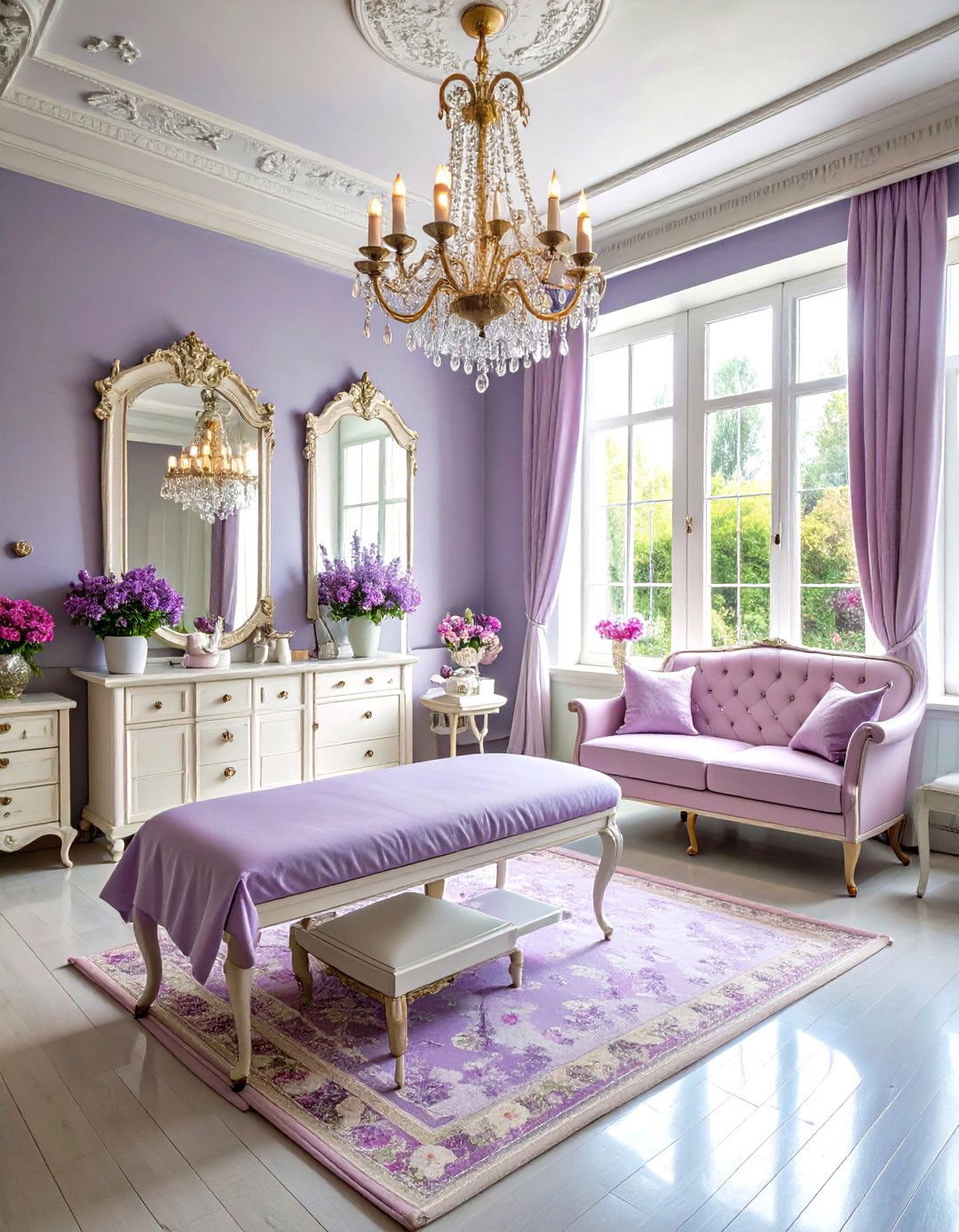 French Provincial Facial Salon - 24 Facial Room Ideas