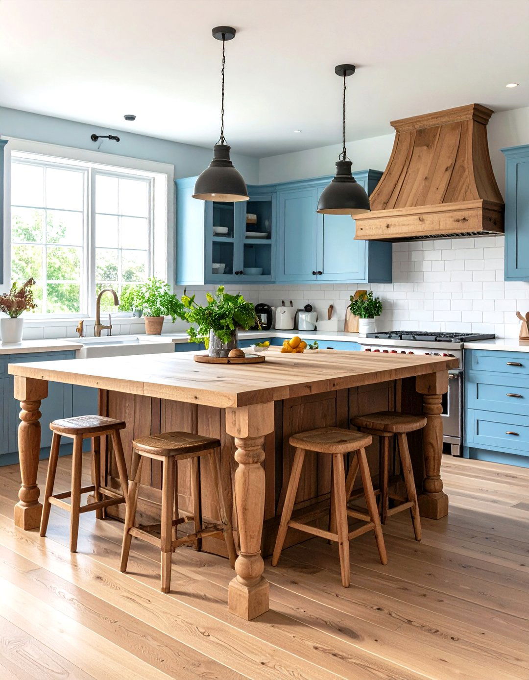 French Provincial Island Kitchen - 24 French Country Kitchen Ideas