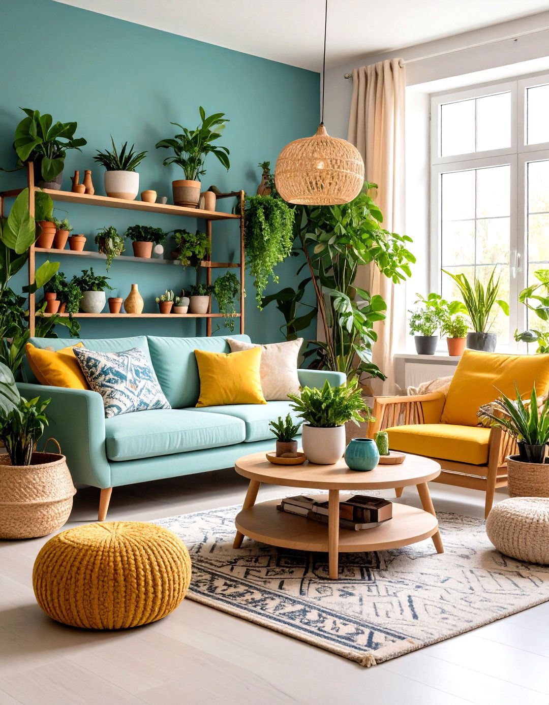 Fresh Greenery Living Integration - 24 Joanna Gaines Living Room Ideas