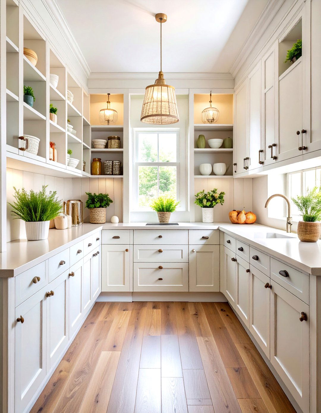 Full Height Kitchen Pantry Wainscoting - 24 Kitchen Wainscoting Ideas