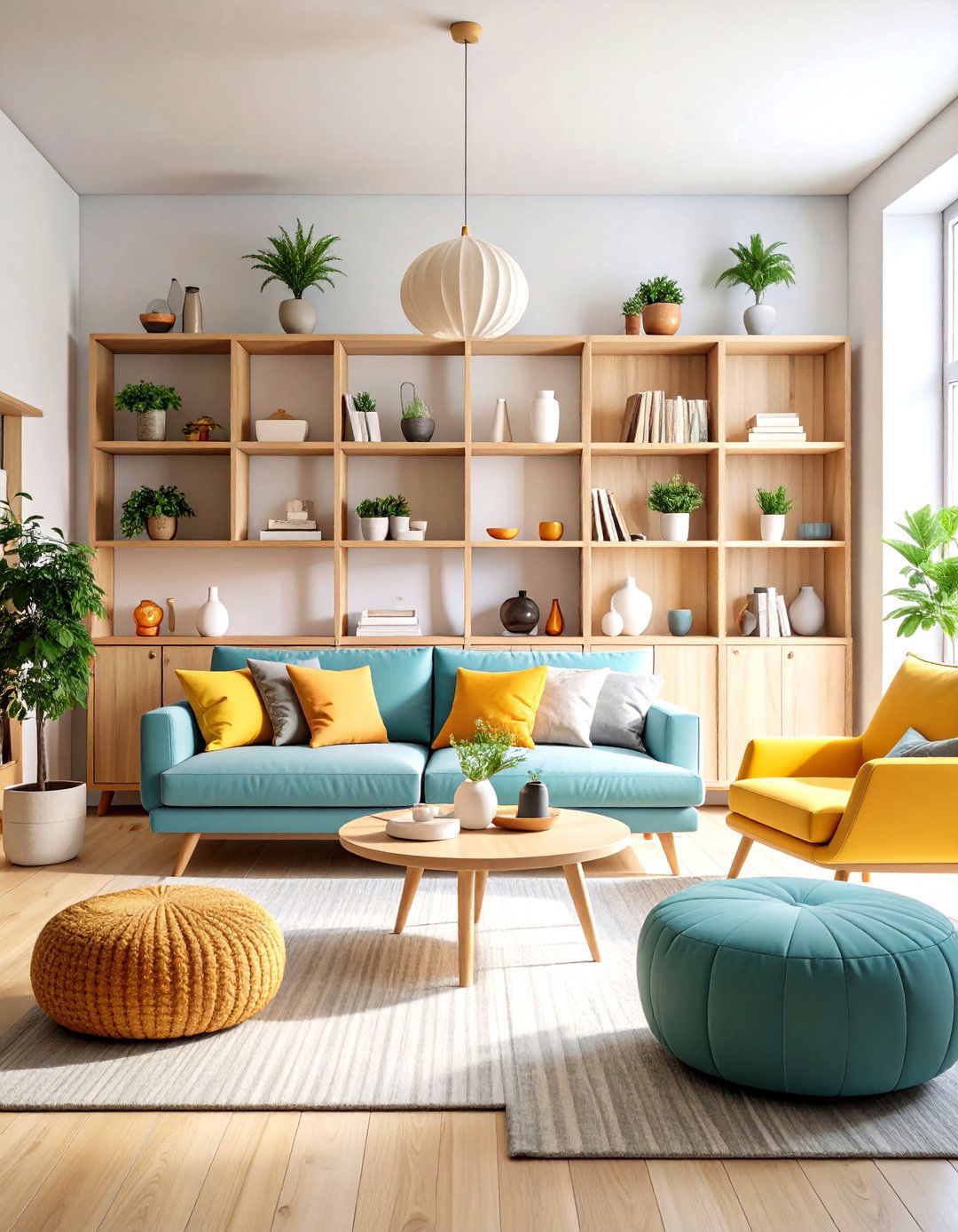 Functional Storage Solutions - 24 Japandi Living Room Ideas