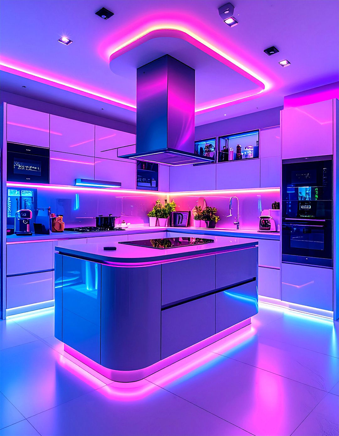 Future Forward Smart Kitchen Innovation - 24 U Shaped Kitchen Ideas