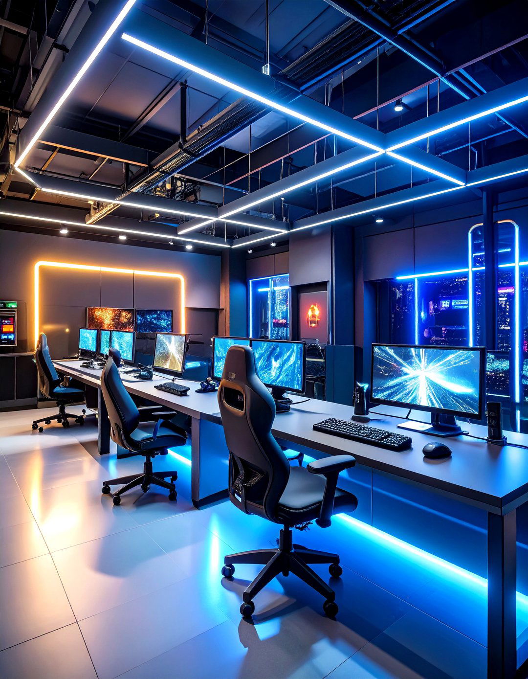 Future Ready Black Gaming Lab - 24 Black Gaming Room Ideas