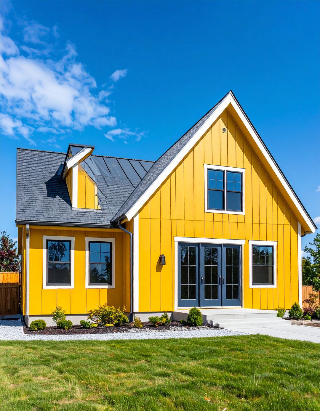 Gable Roof Simplicity - 24 Pole Barn and Barndominium House Exteriors