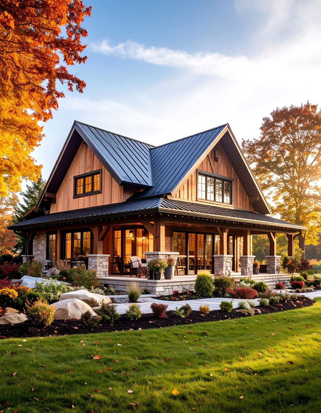 Gable Roof with Dormer Windows - 24 Barndominium Exterior Ideas