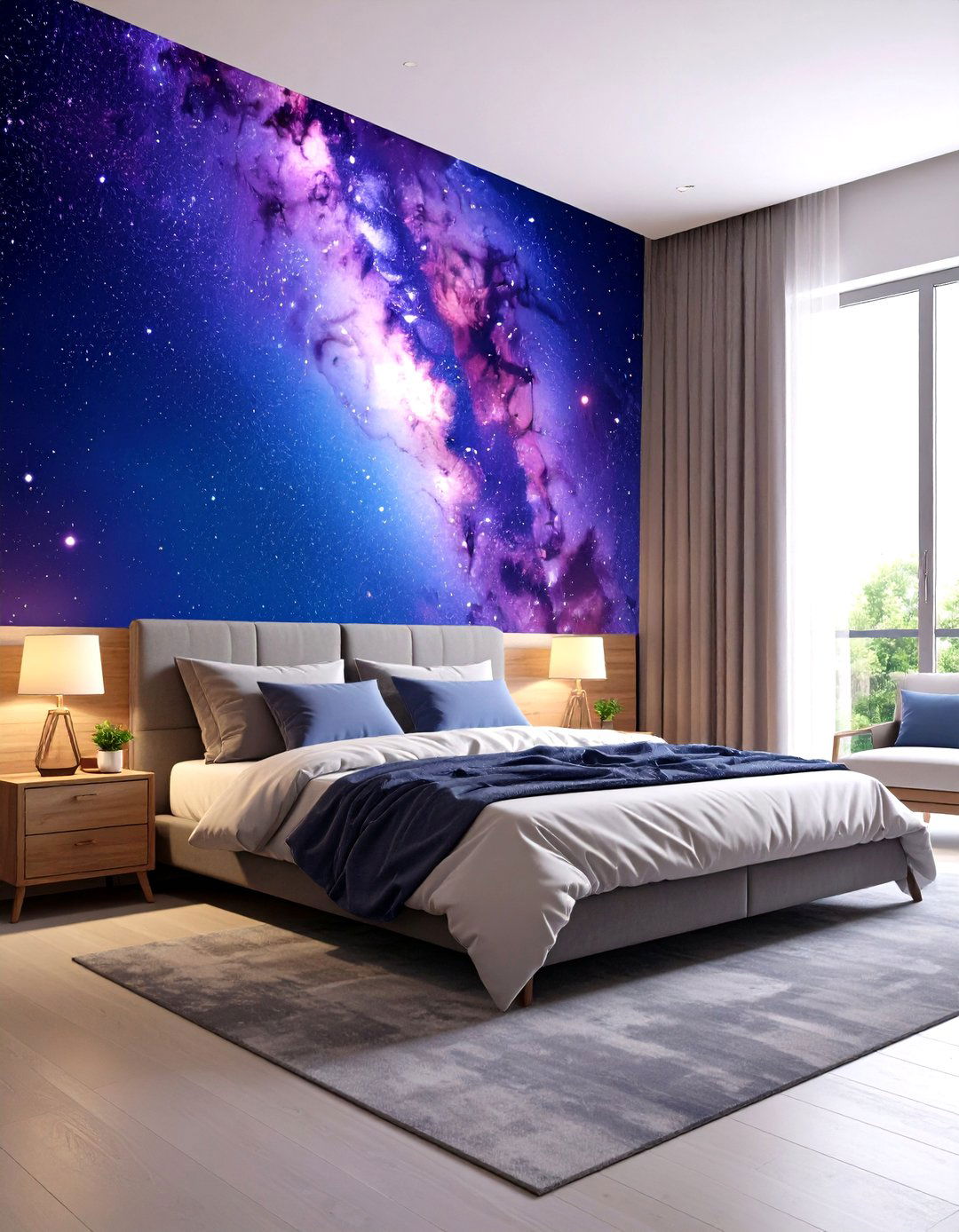 Galaxy Space Wall Murals - 24 Wall Mural Ideas