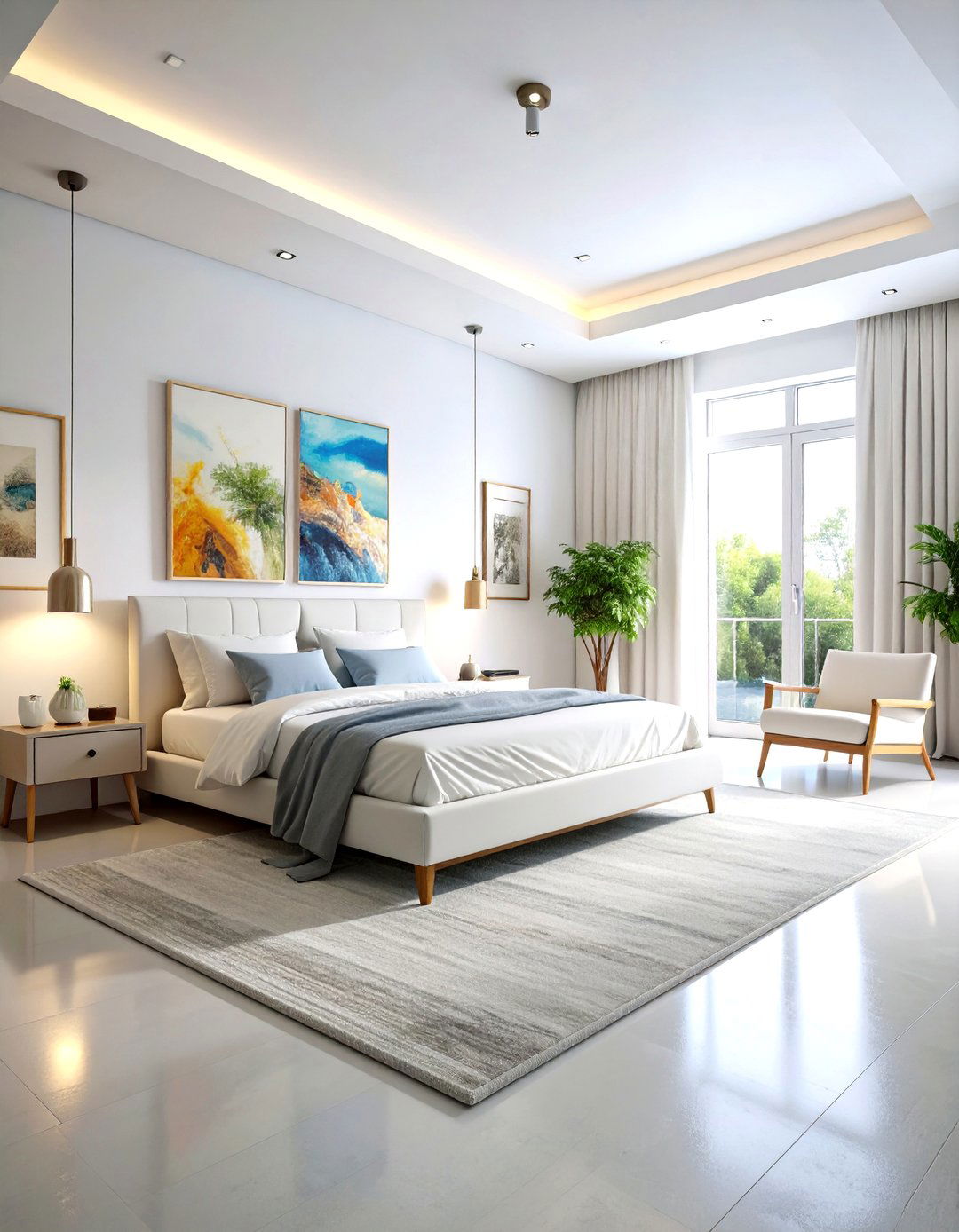 Gallery Modern White Bedroom - 24 White Bedroom Ideas