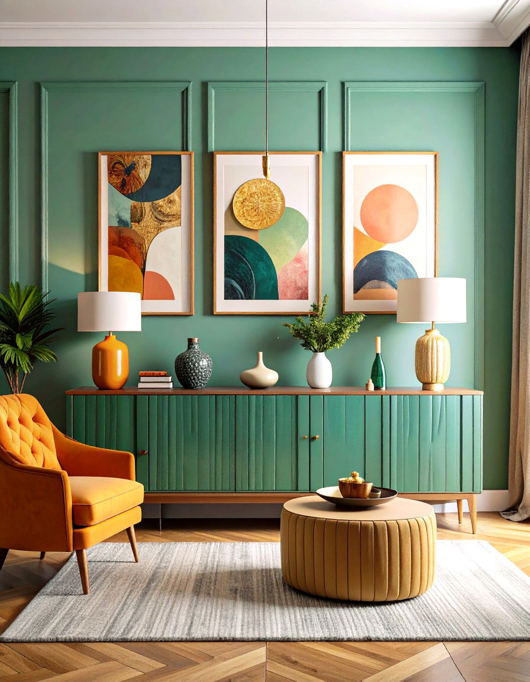 Gallery Wall Coordination - 24 Sideboard Decor Ideas