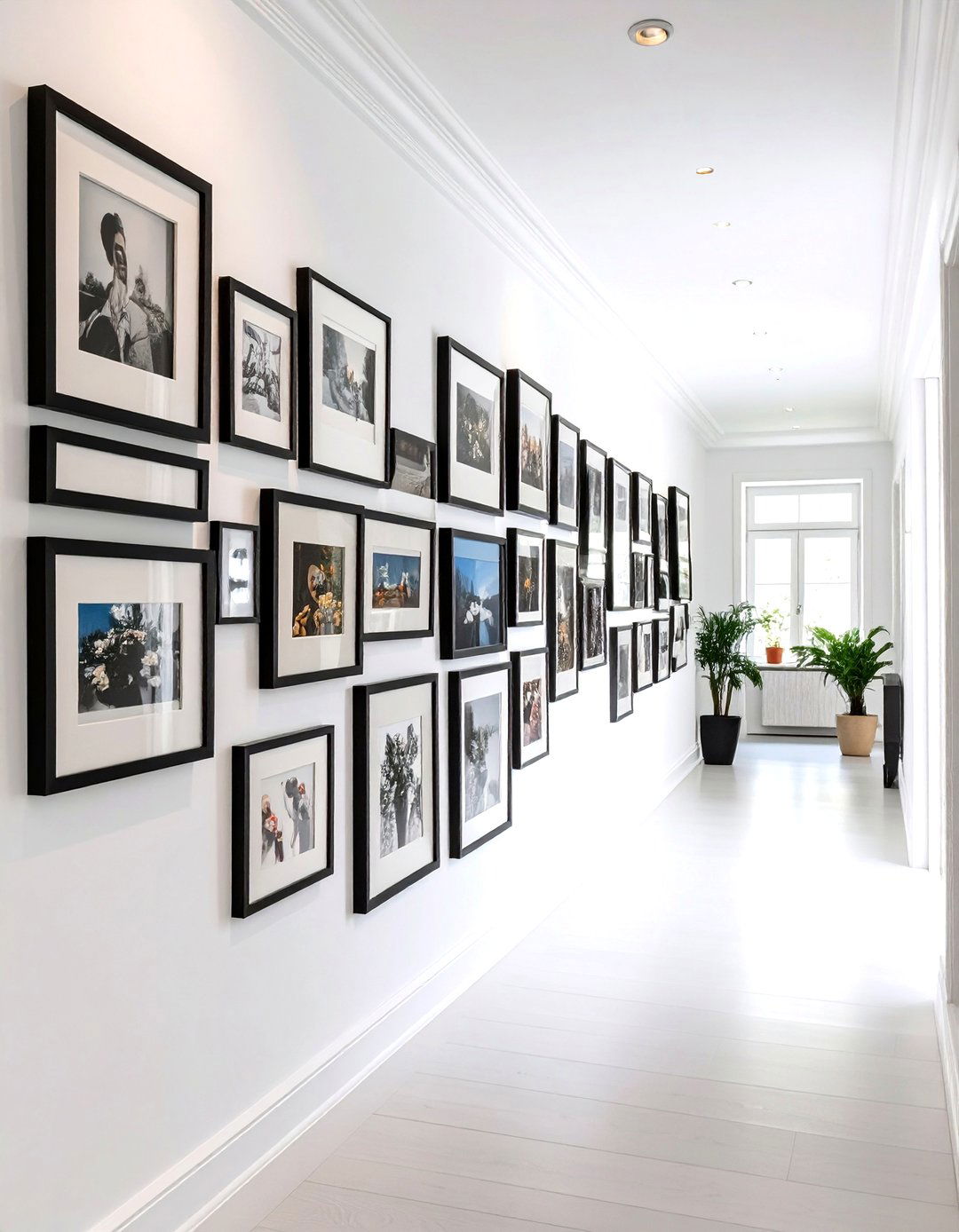 Gallery Wall Hallway Design - 24 Hallway Decor Ideas