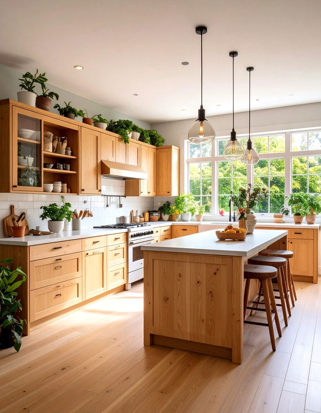 Galley Kitchen Optimization - 24 Kitchens With Light Wood Cabinets