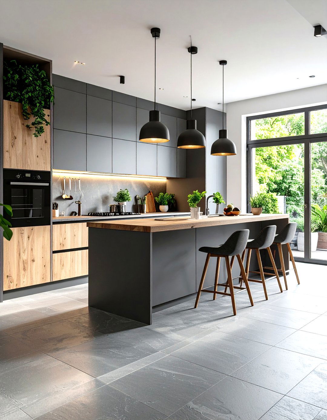 Galley Kitchen Slate Floor Solutions - 24 Kitchens With Slate Floors