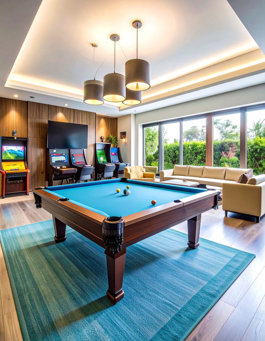 Game Room Entertainment Zone - 24 bonus room ideas