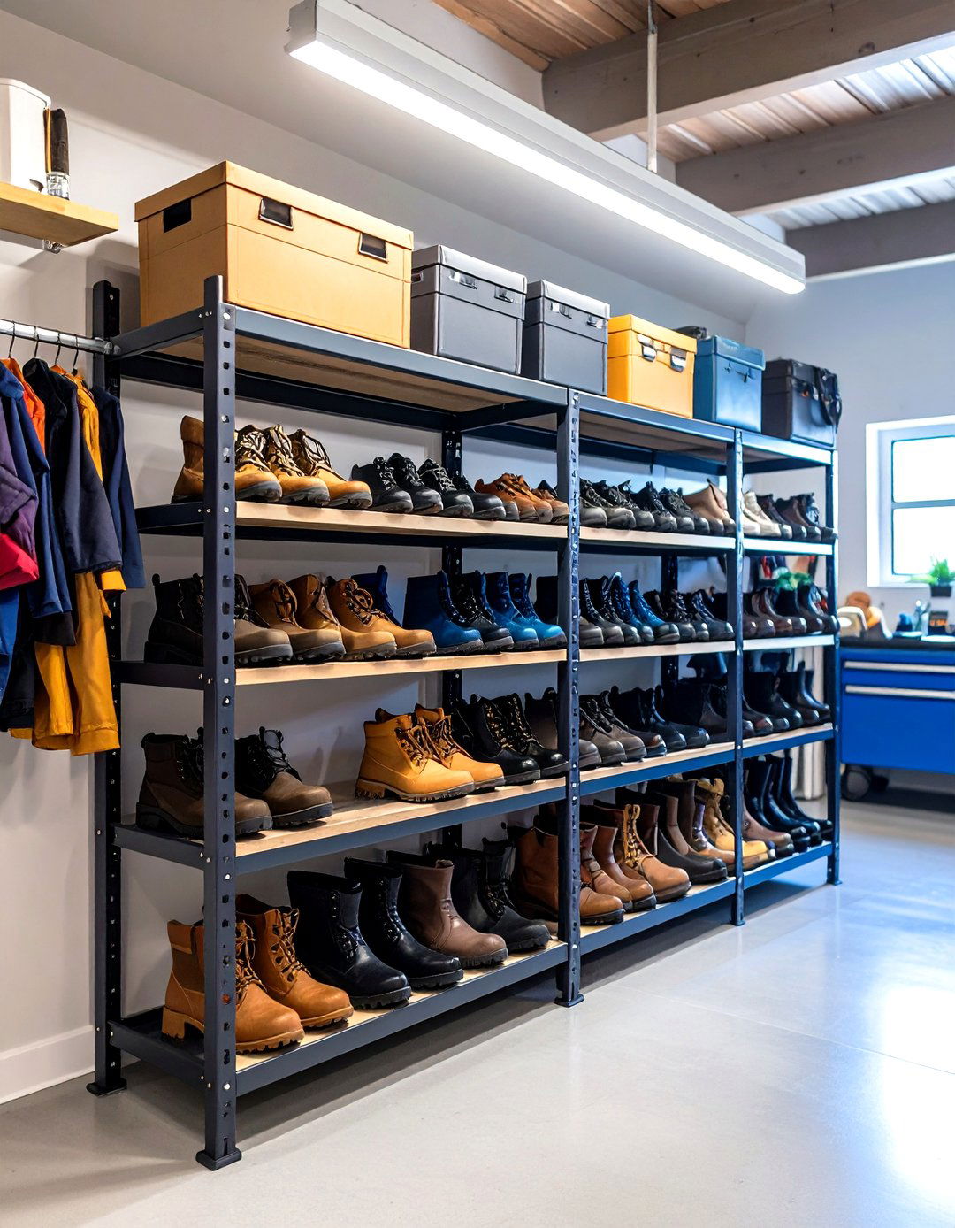 Garage Boot Organization Centers - 24 Boot Storage Ideas