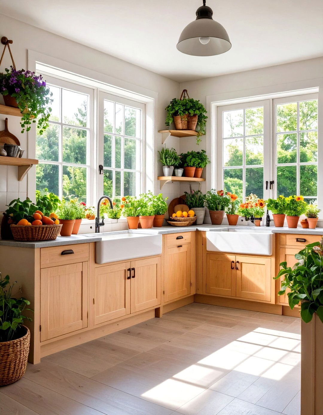 Garden Connection Elements - 24 Country Kitchen Ideas