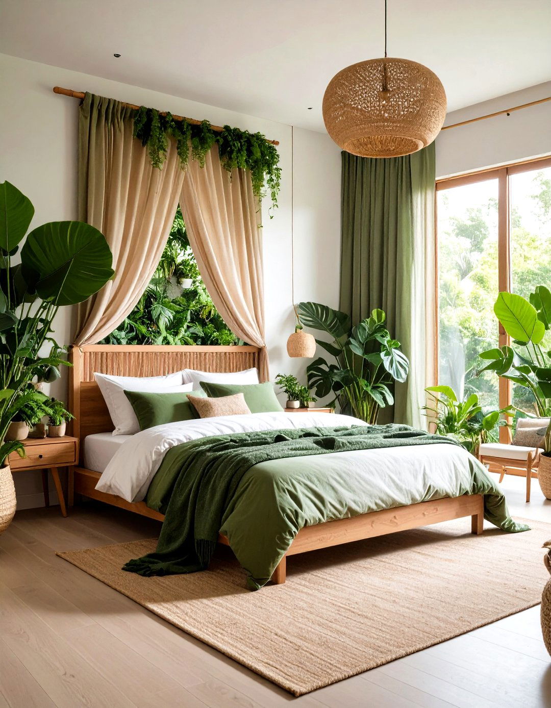 Garden Inspired Botanical Paradise - 24 Bedroom Ideas For Couples