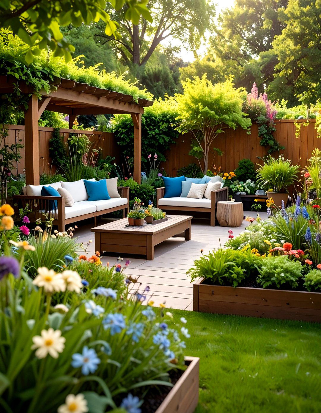 Garden Integrated Plant Paradise Catio - 24 Outdoor Catio Ideas