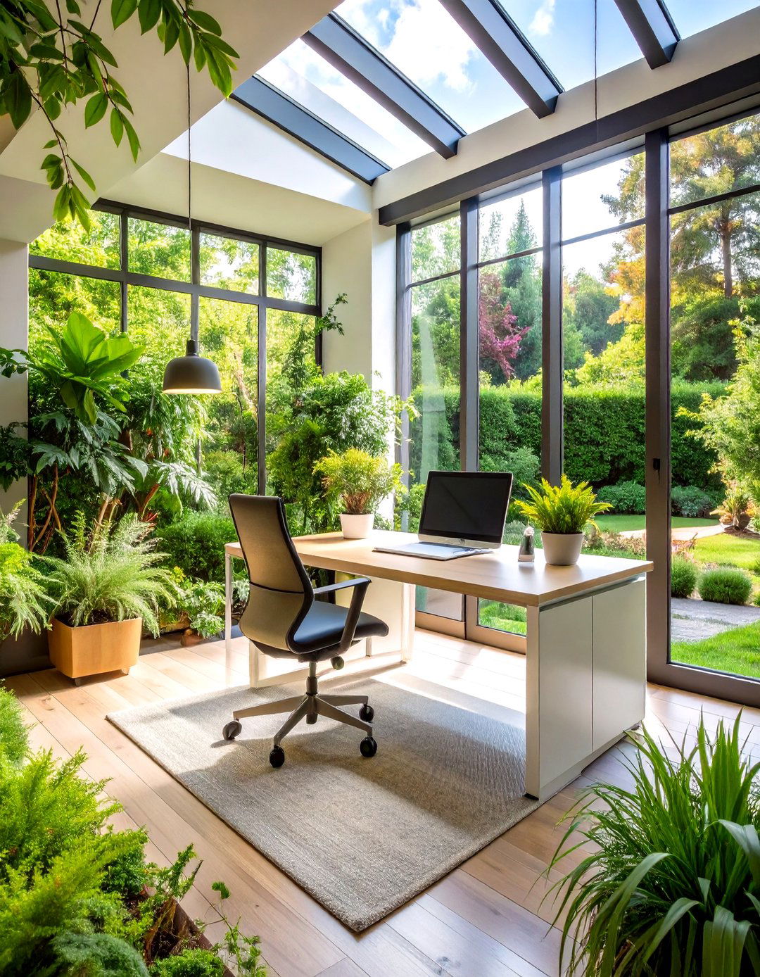 Garden Office Workspace - 24 Garden Room Ideas