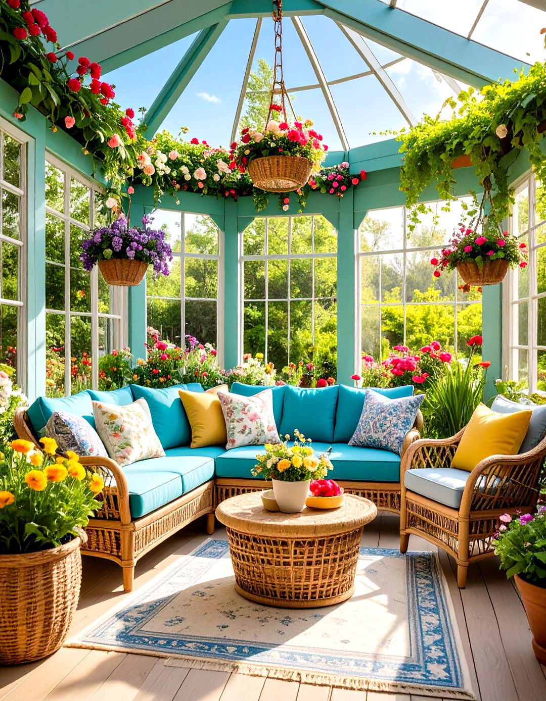 Garden Paradise Reading Bower - 24 kids reading nook ideas