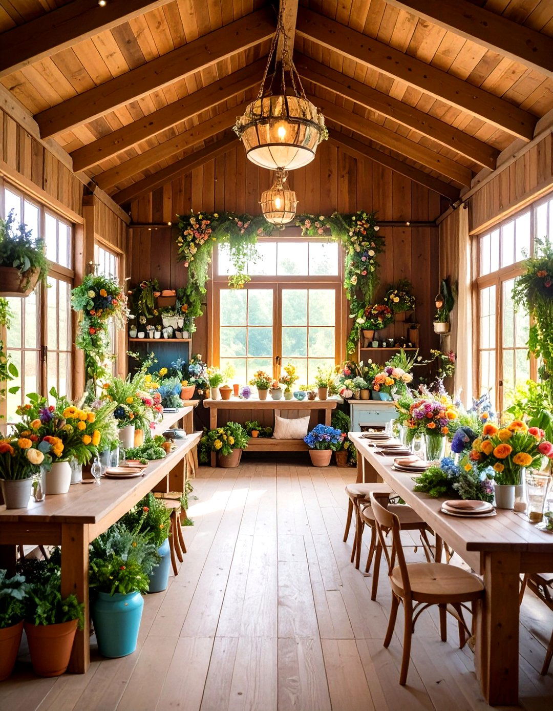 Garden Party Barn Wedding with Floral Arches - 24 Barn Wedding Ideas