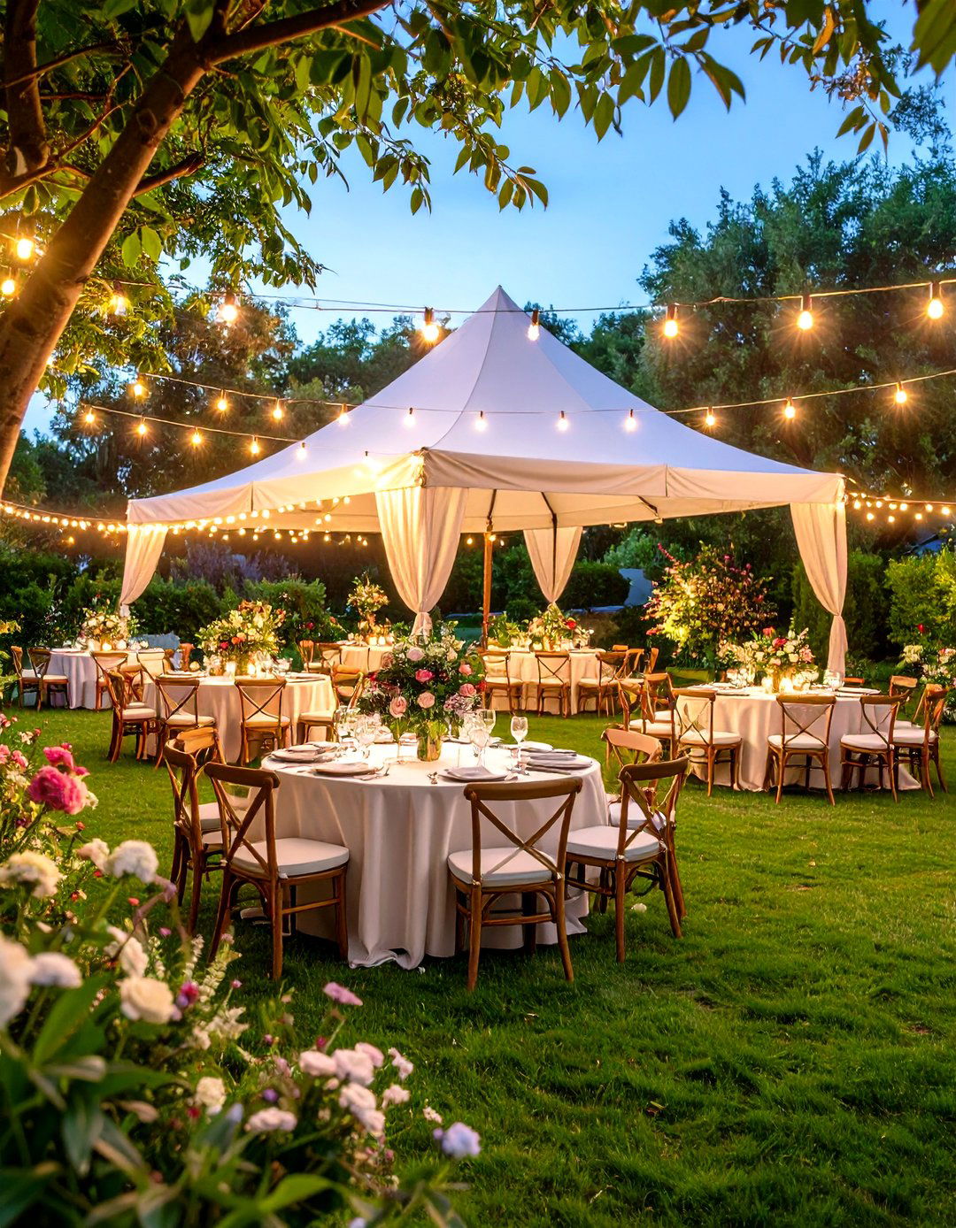Garden Party Reception Style - 24 Classic Wedding Ideas