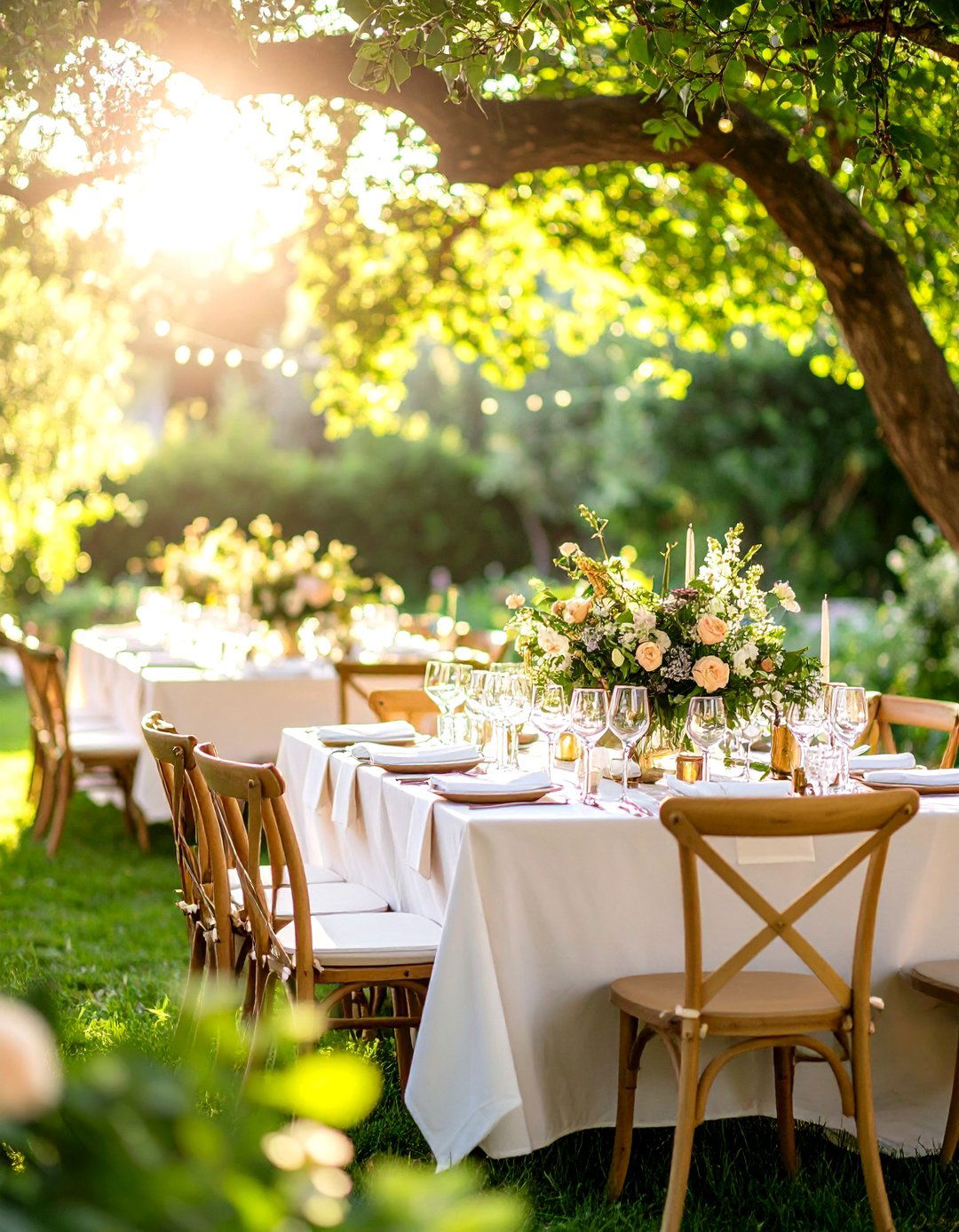 Garden Party Wedding Reception - 24 Casual Wedding Ideas
