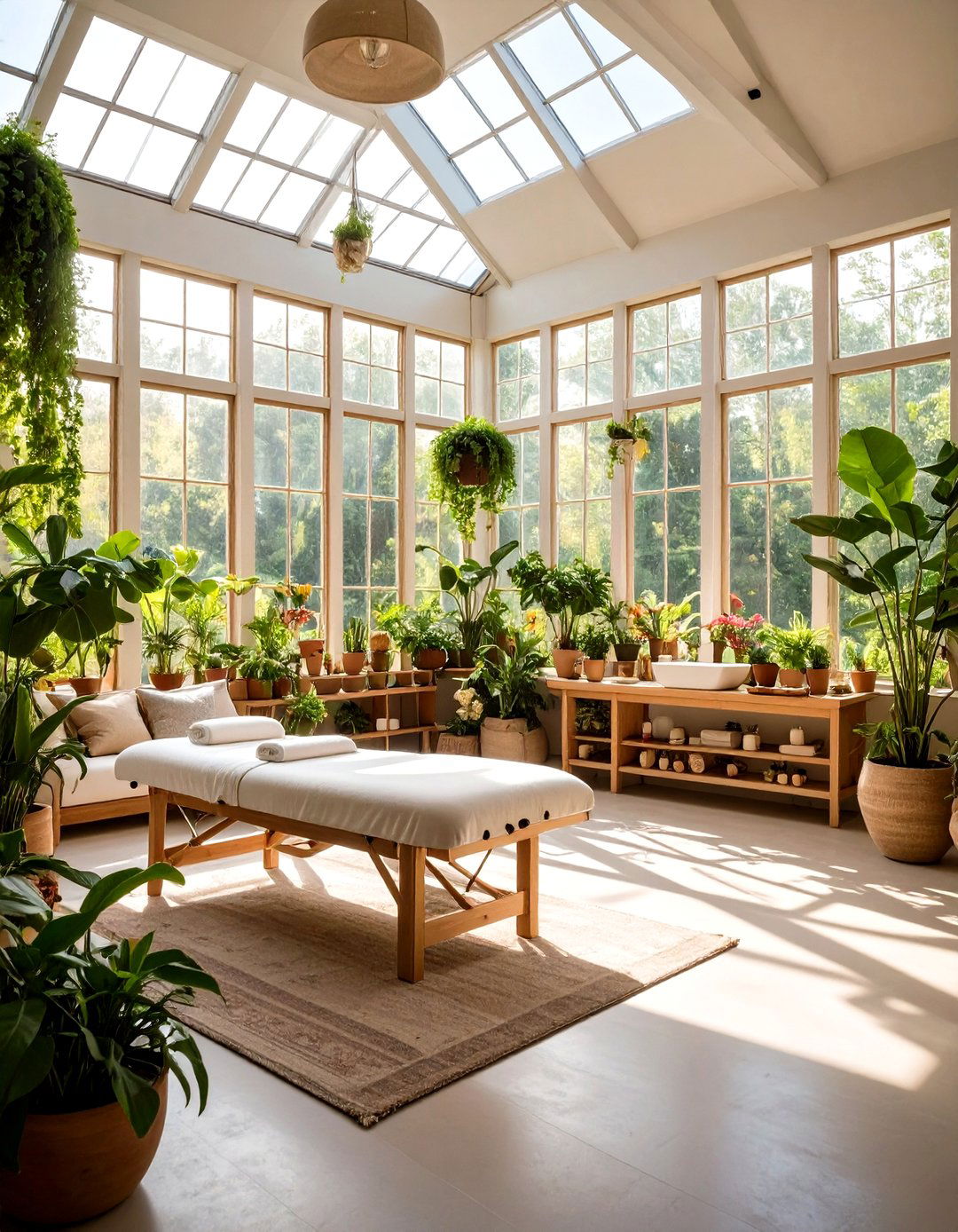 Garden Room Greenhouse Setting - 24 Massage Room Setup Ideas