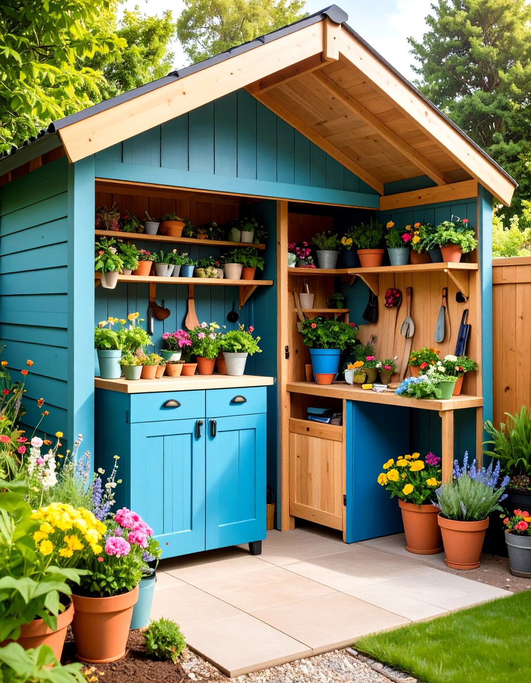 Garden Shed Multi Purpose Storage - 24 Garbage Can Storage Ideas