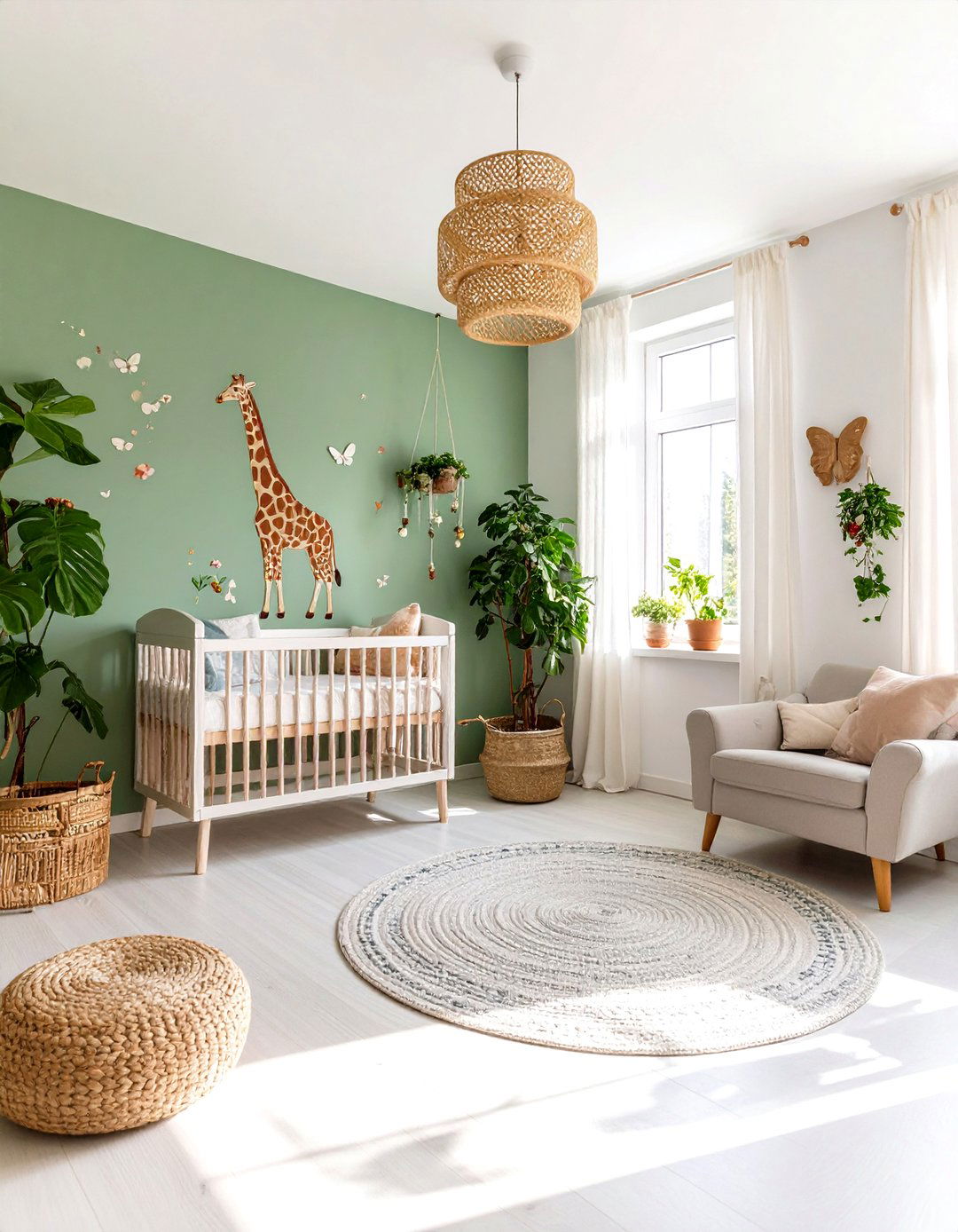 Garden Themed Giraffe Nursery - 24 Giraffe Nursery Ideas